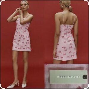 MAEVE - Anthropologie The Brynne 3D Spaghetti-Strap Dress